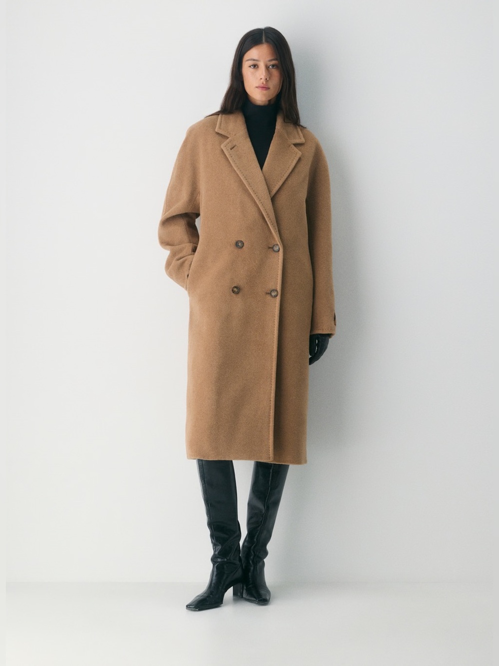 Aritzia Babaton The Slouch™ Coat New - (Re)Camel Wool